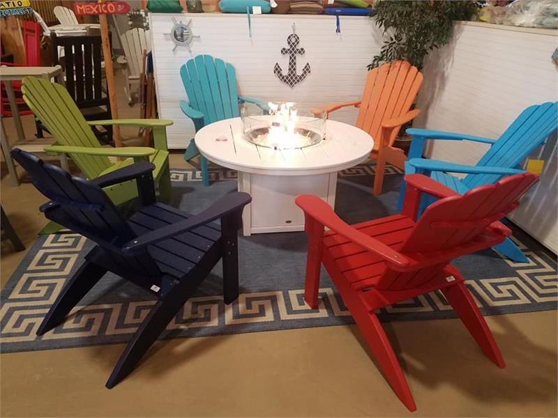 Coastline Adirondack Composite Chairs By Seaside Casual Furniture